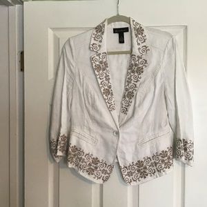 INC linen jacket